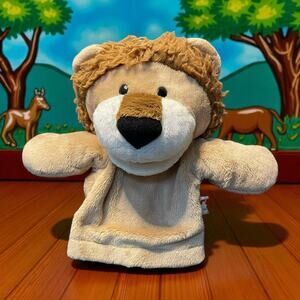 Gund Dandy Lyons Lion Hand Puppet 4050575 Plush Safari Stuffed Animal Toy 12"